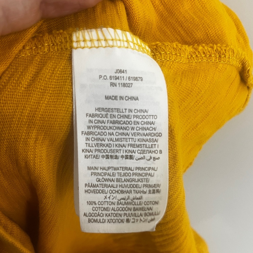 Boden Tori Midi Dress Yellow Collared Sz 10 - Picture 7 of 8
